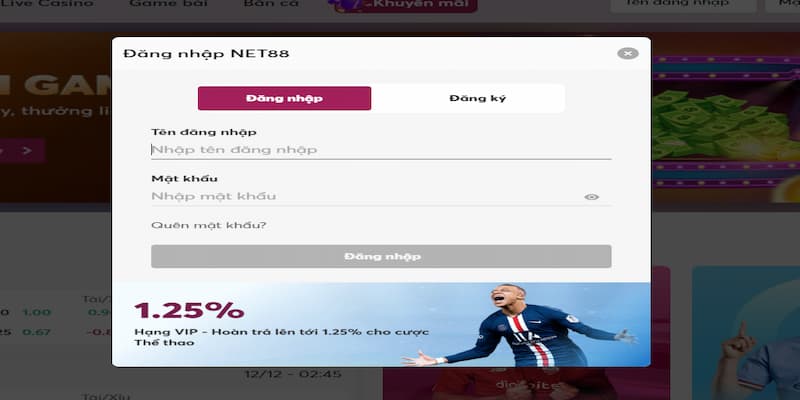 Hướng dẫn đăng nhập về các bước thực hiện